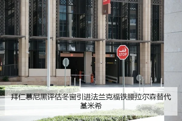 拜仁慕尼黑评估冬窗引进法兰克福铁腰拉尔森替代基米希